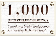 Now at 1000 Registered Wedding Website Users!
